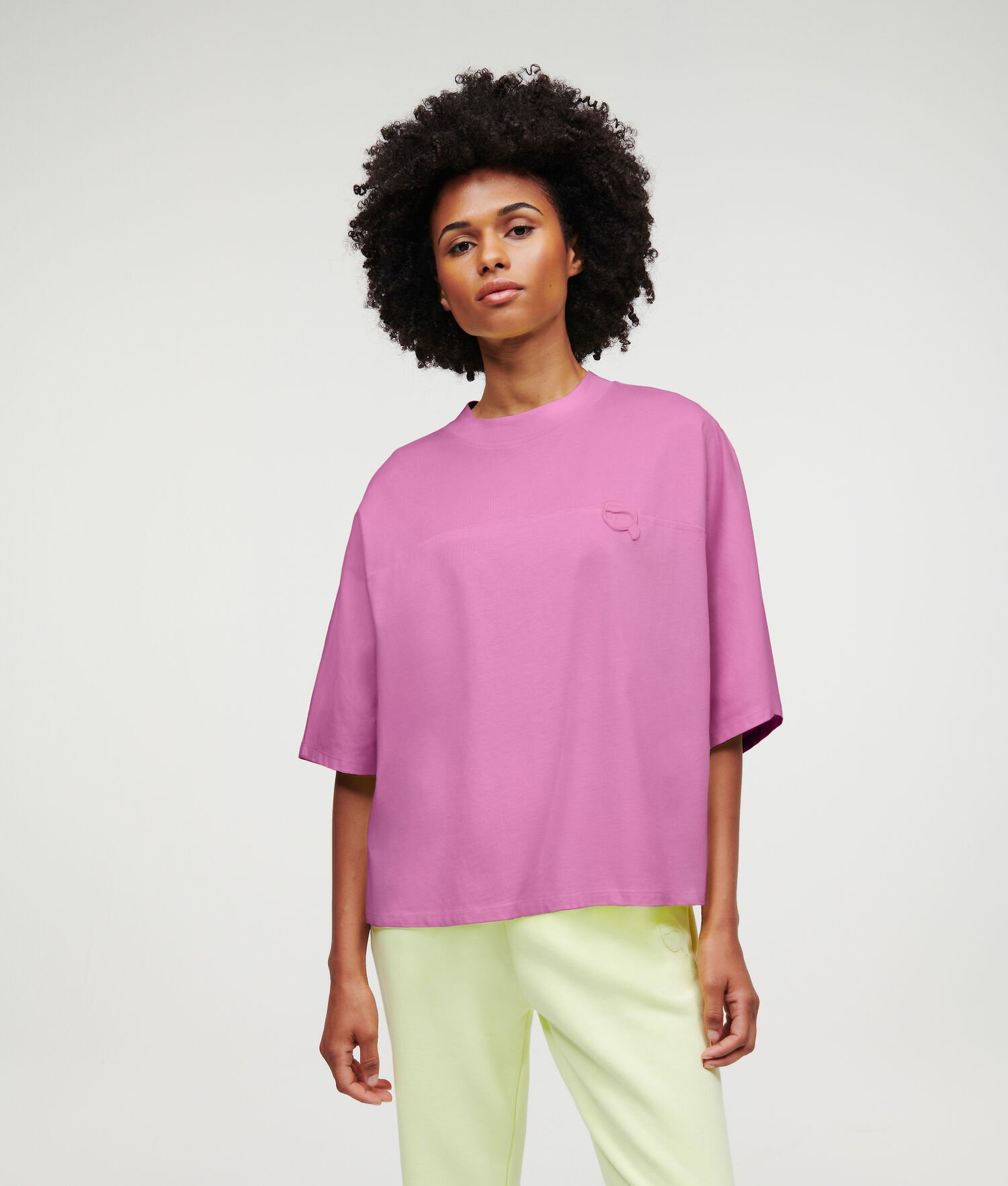 Karl Lagerfeld T-Shirts Price South Africa - Womens Ikonik 2.0 Boxy Pink
