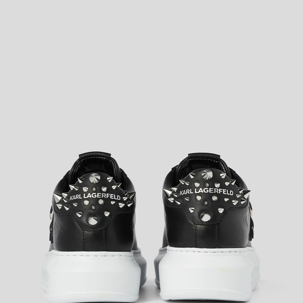 Karl Lagerfeld Sneakers Outlet Store - Womens Kapri K/Ikonic Stud Black